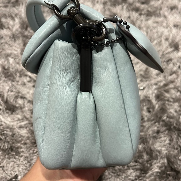 Coach Pillow Tabby in Aqua - Picture 5 of 11